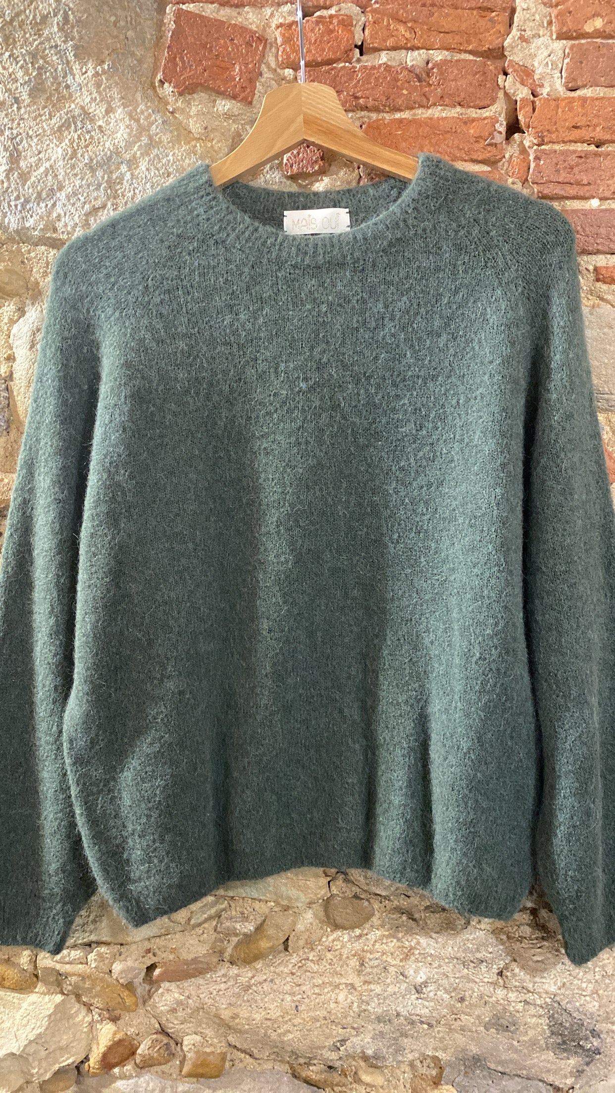 Maglioncino Dorothea verde salvia