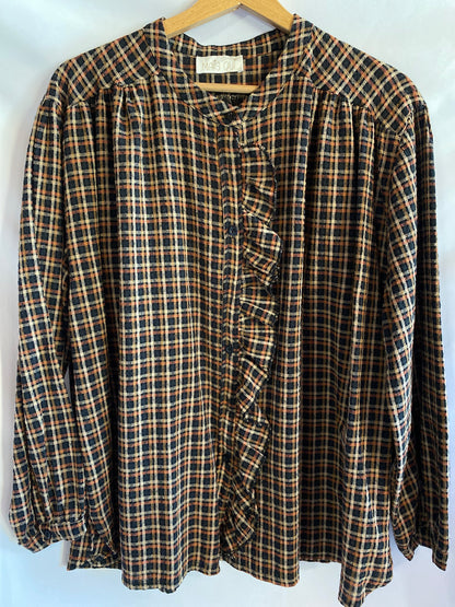 Camicia Country check orange