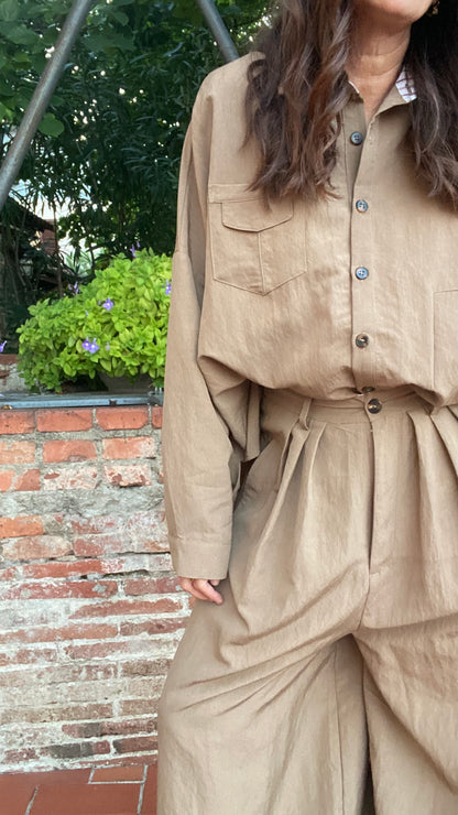Camicia Aldo taupe