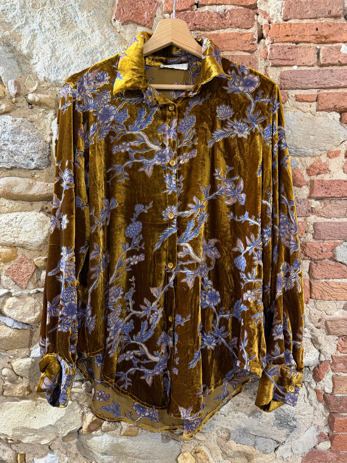 Camicia Brocante green