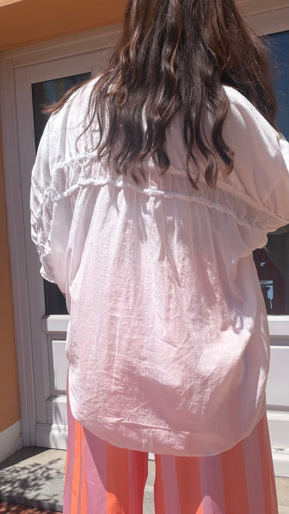 T-shirt Camille white