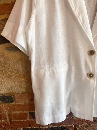 Blazer Egadi Lino bianco