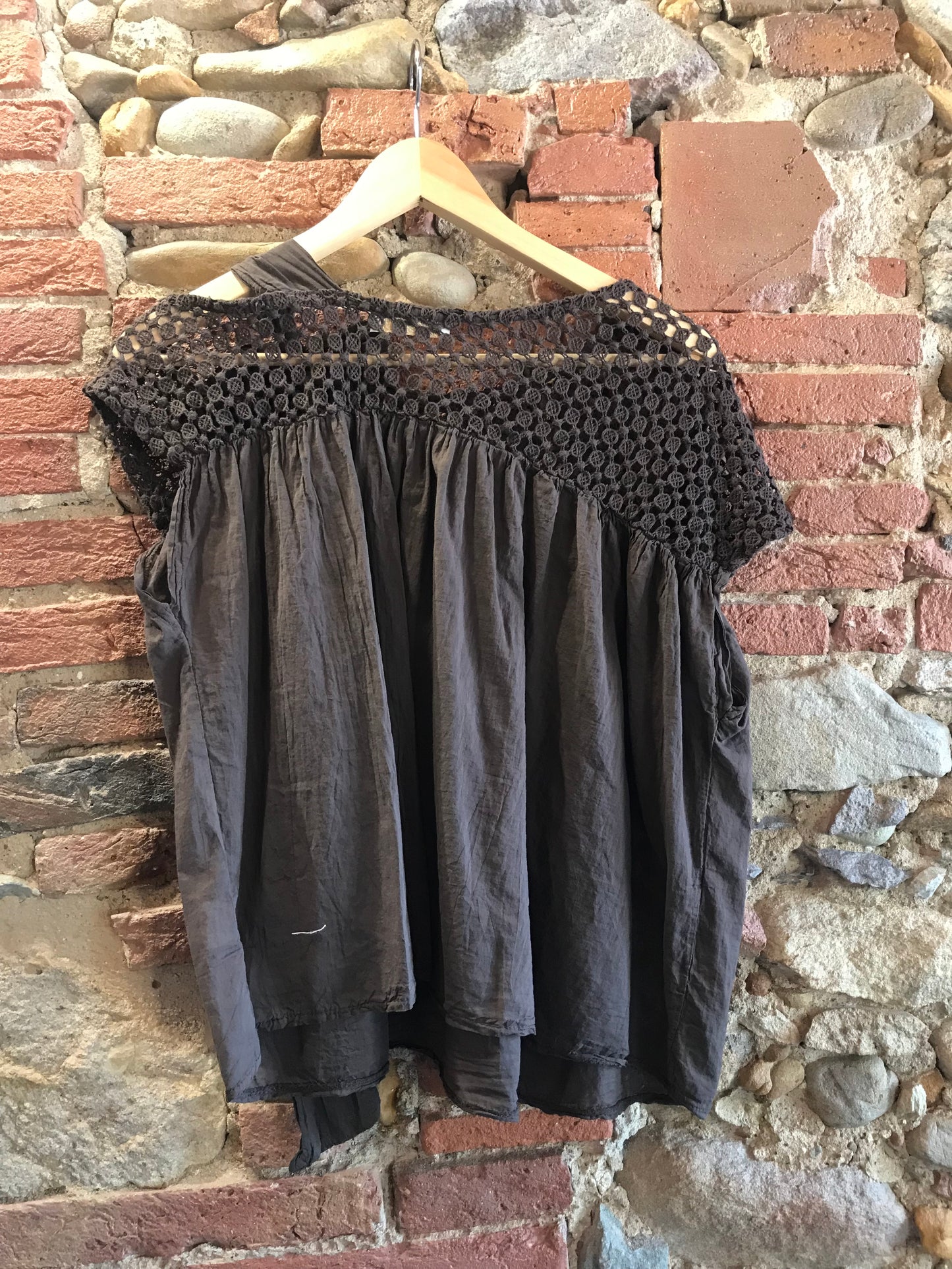Blusa Jiji cioccolato