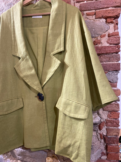 Blazer Odette verde pistacchio