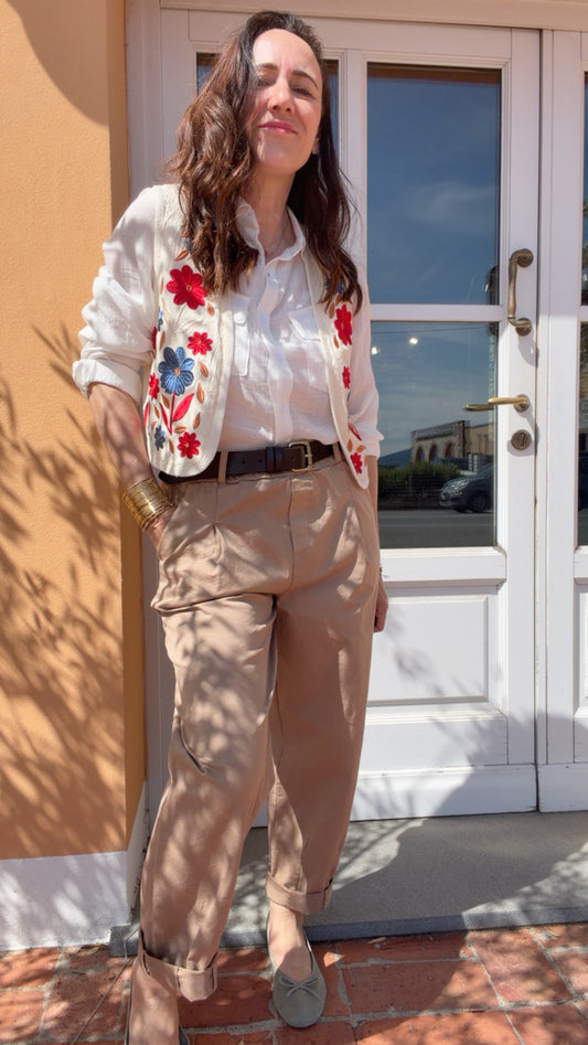 Pantalone Philip beige