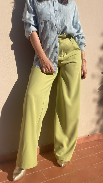 Pantalone Jolie verde pistacchio