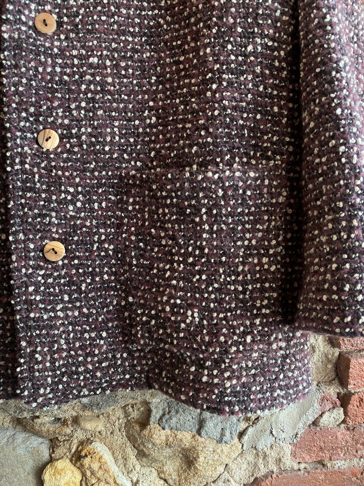 Giacca Ramo boucle rosa soft