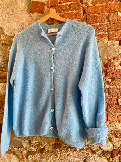 Cardigan Linette azzurro pastello