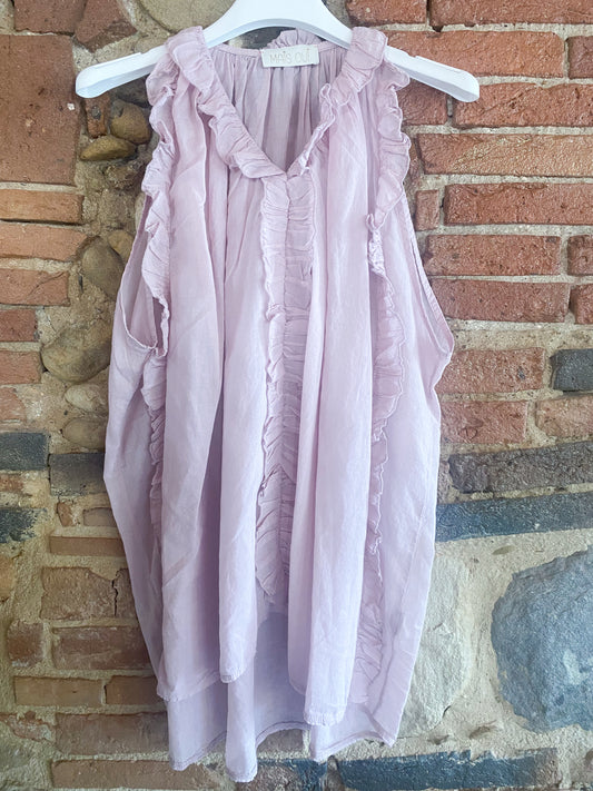 Top Enea in cotone rose