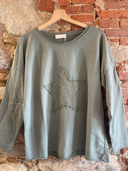 T-shirt Darling militare