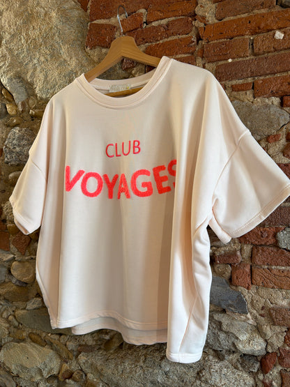 Felpa CLUB Voyages cipria
