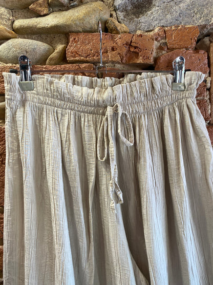 Pantalone Nora gesso