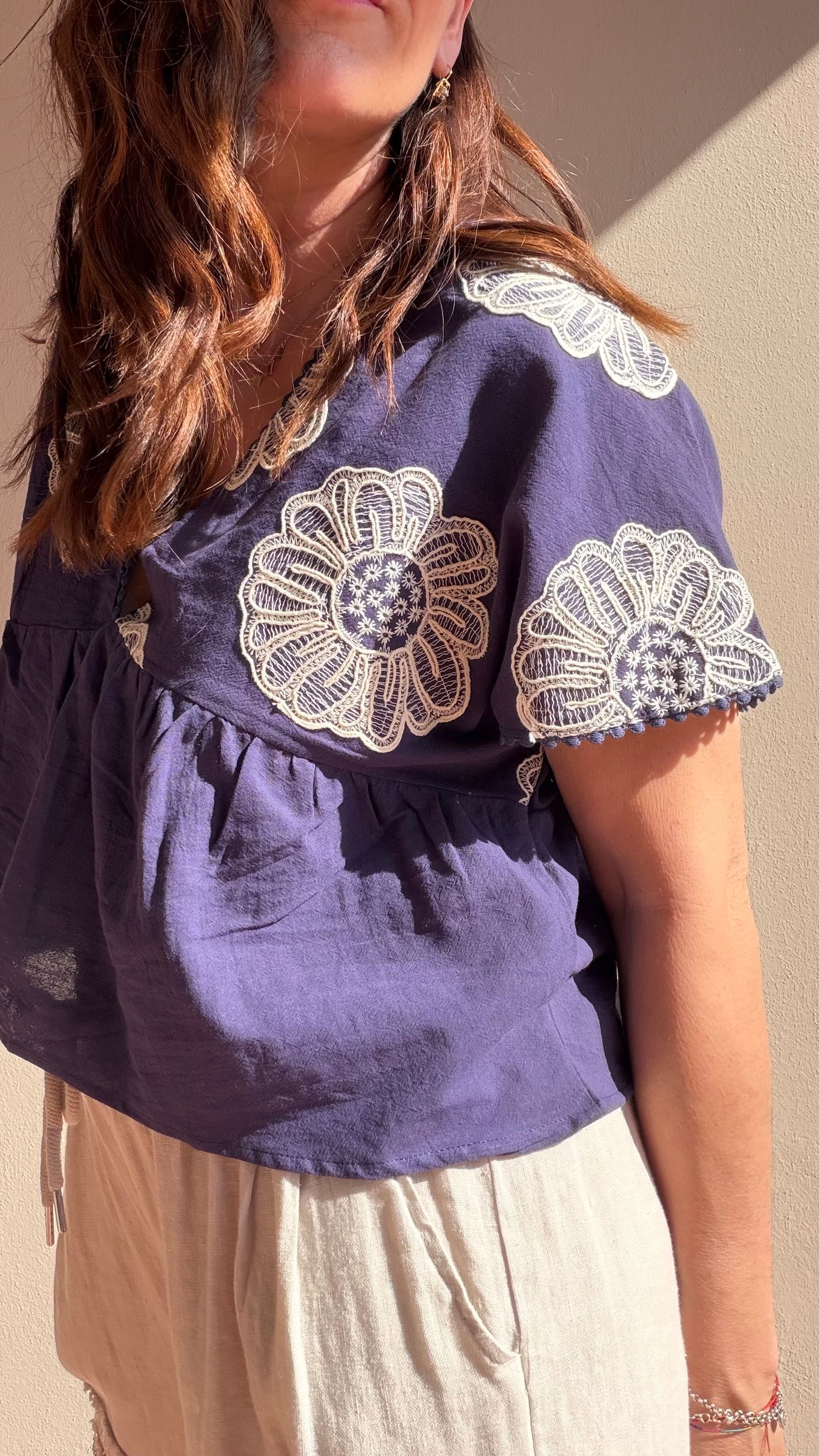 Blusa Cindy blu