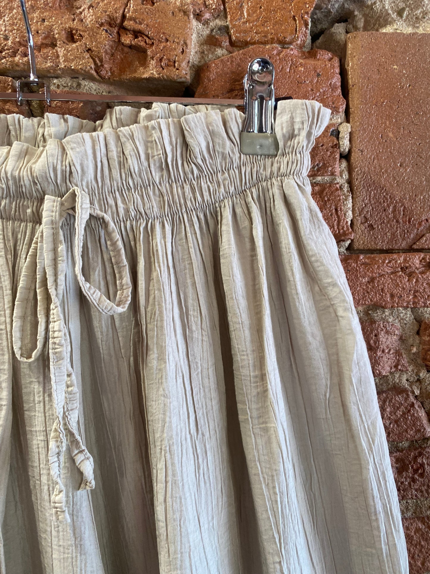Pantalone Nora gesso
