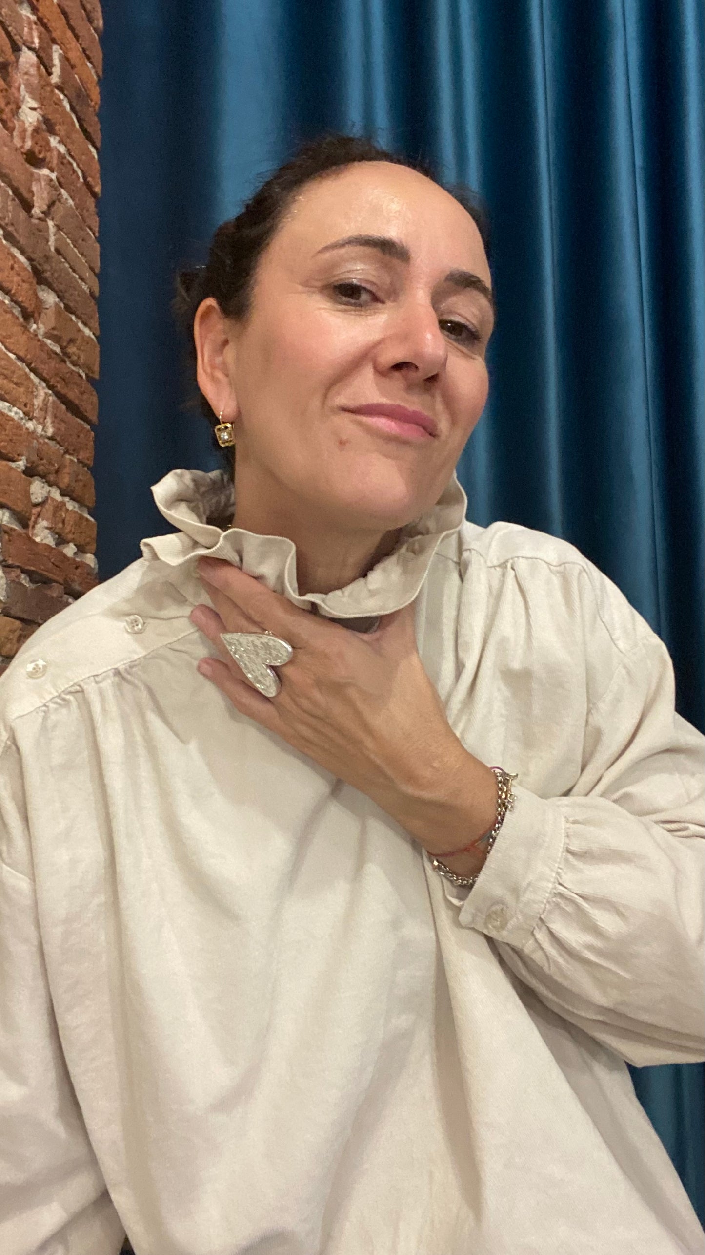 Camicia Demetra gesso
