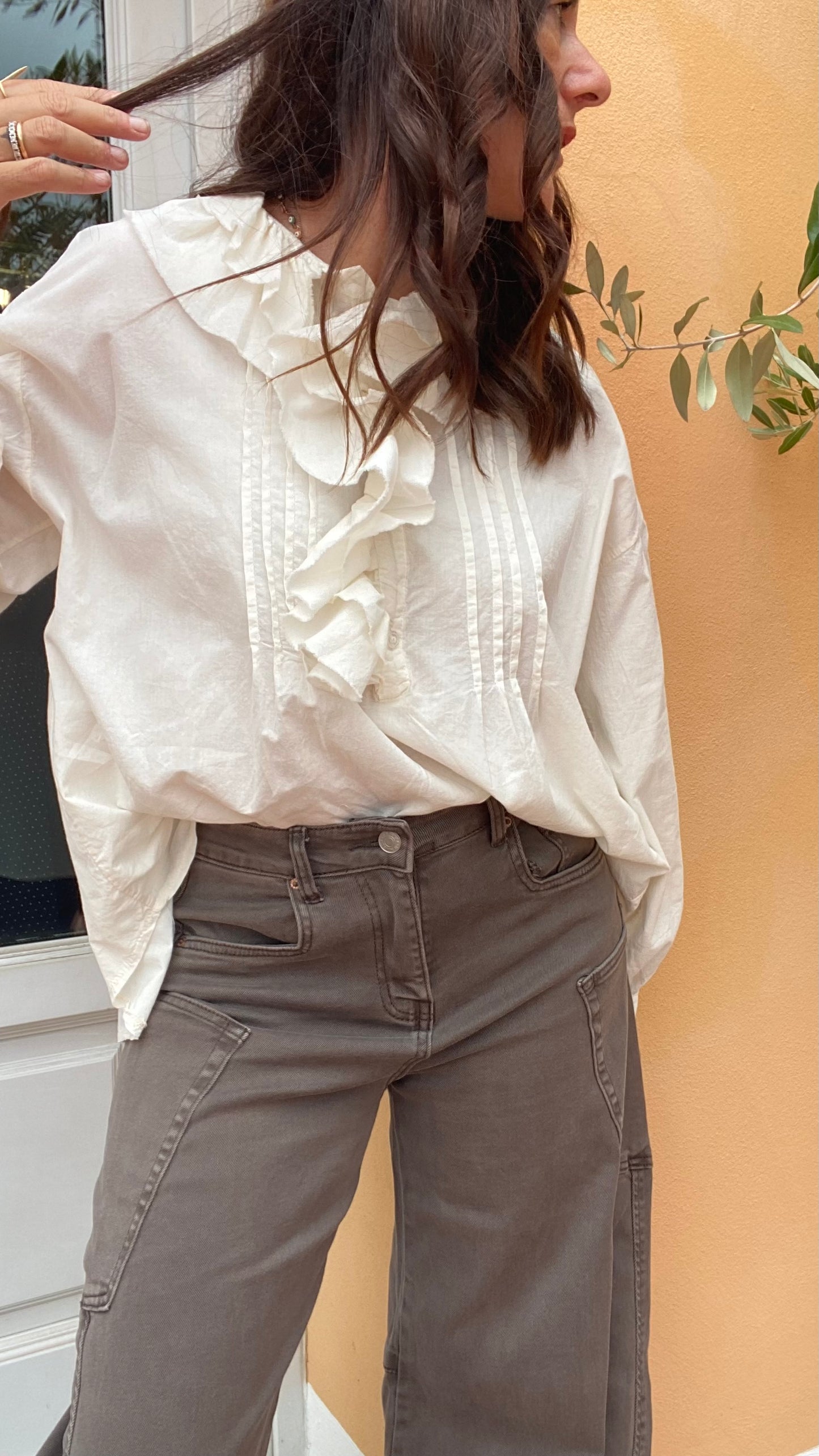 Camicia Adelina milk