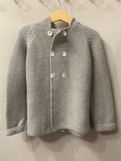 Cappottino Philippe Lana merino colore tortora