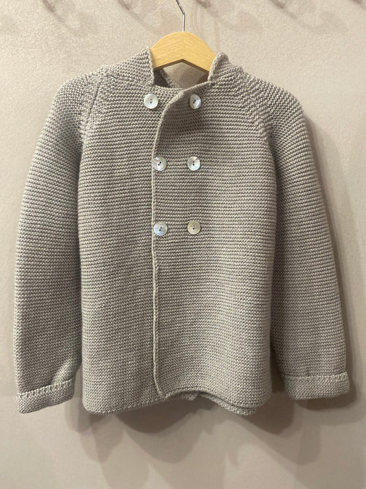 Cappottino Philippe Lana merino colore tortora