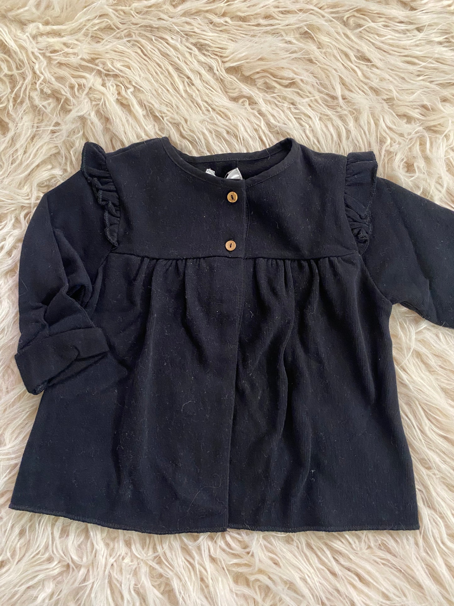 Cardigan cotone colore nero
