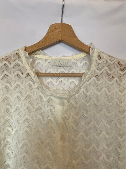 Maglia Dafne pizzo milk