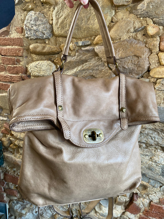 Zaino Jordan pelle taupe