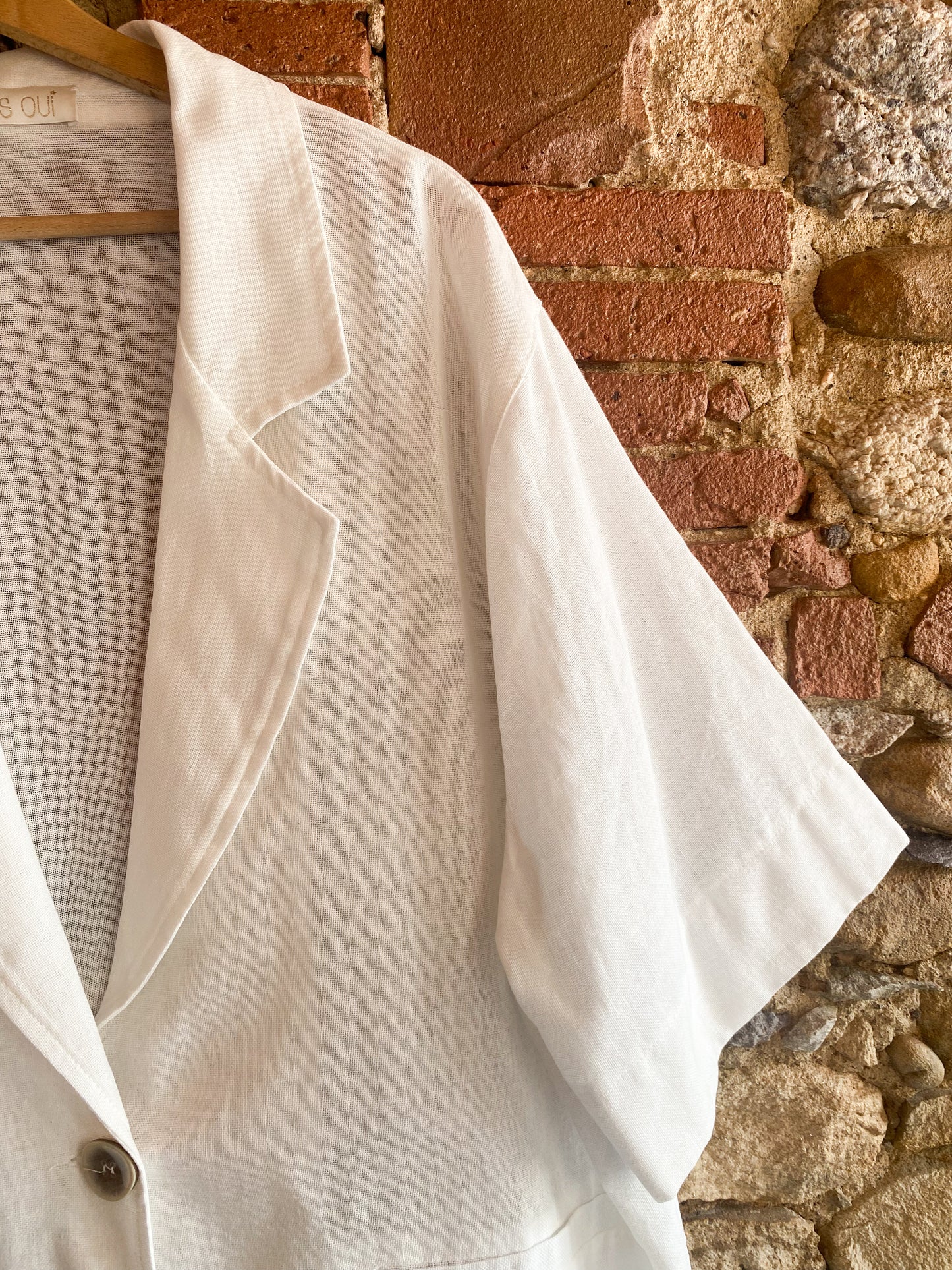 Blazer Egadi Lino bianco