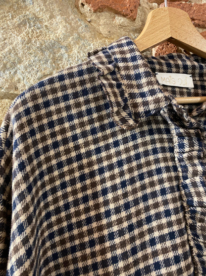 Camicia Roxy check navy choco