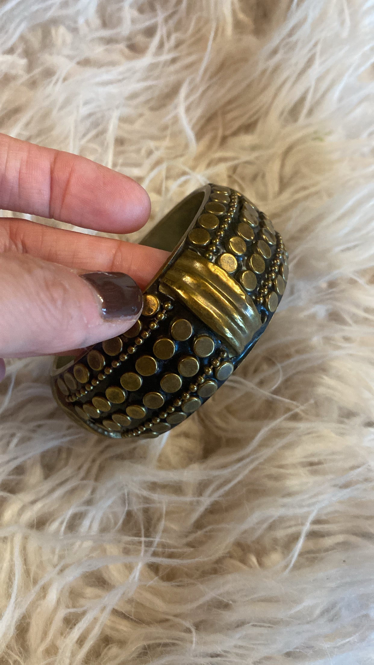Bracciale Virna vintage bronzo