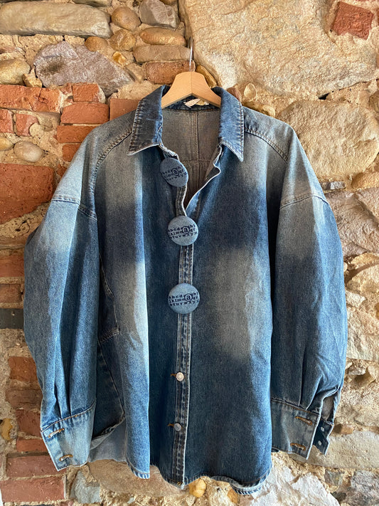 Giacca Camicia Cheyenne blu