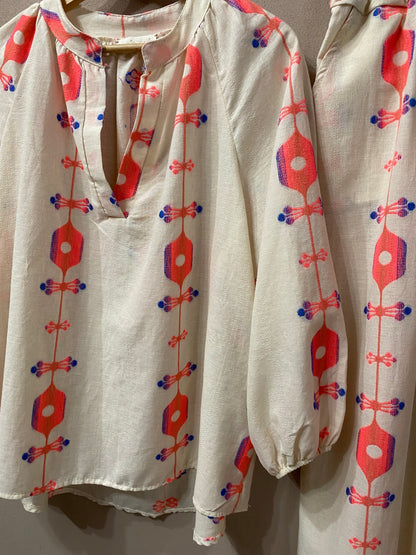 Completo Summer fluo in cotone dettagli fluo