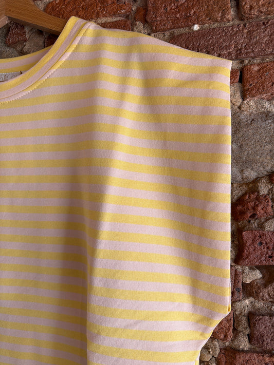 T-shirt Enora riga cipria- Lemon mais oui