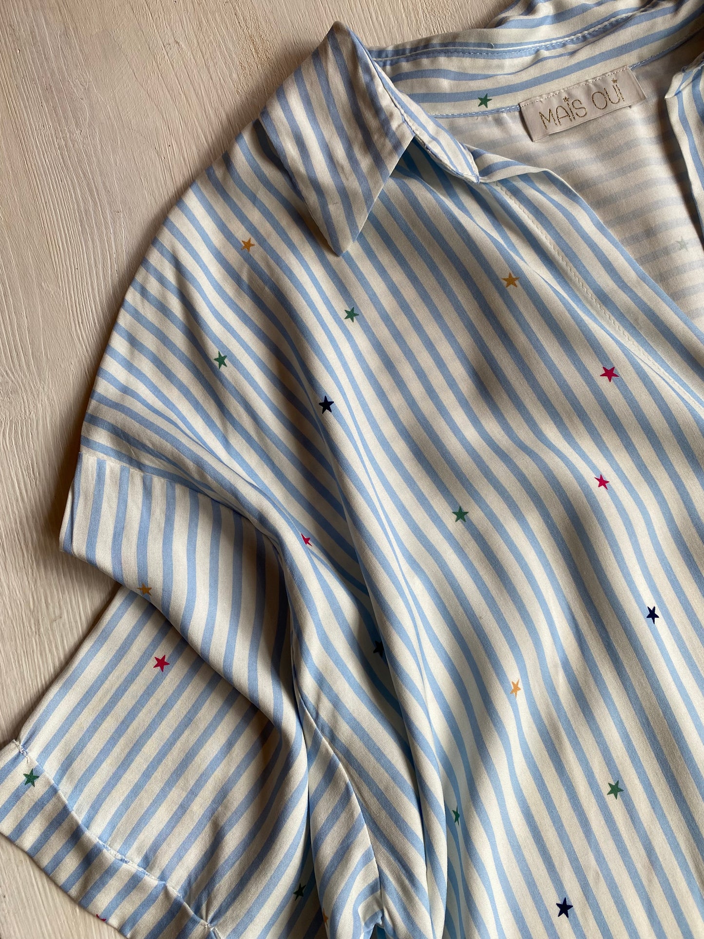 Completo pigiama Costellazione azzurro