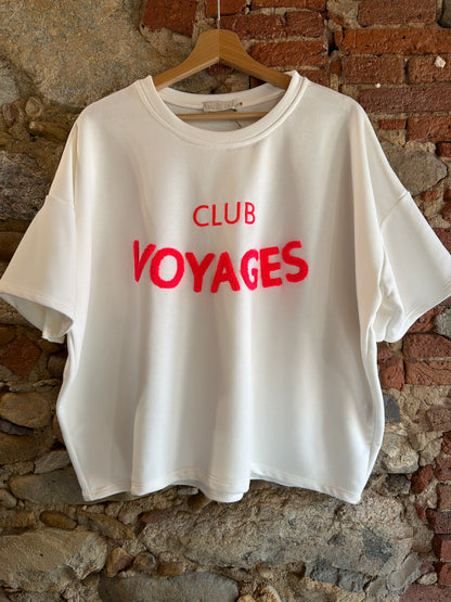 Felpa CLUB Voyages white