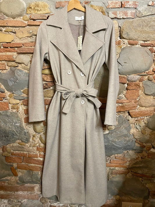 Cappotto Vic beige cipriato