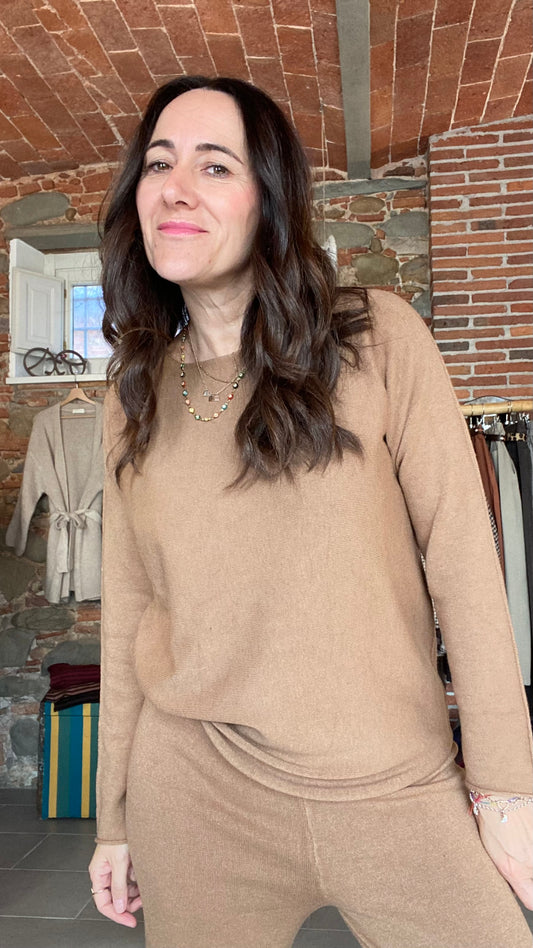 Completo Ottavia camel