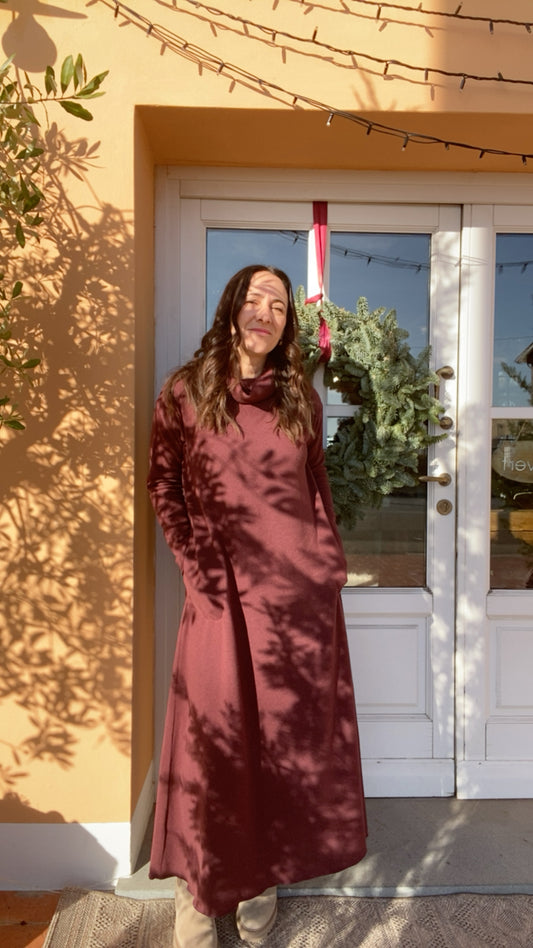 Abito Vertigine melanzana