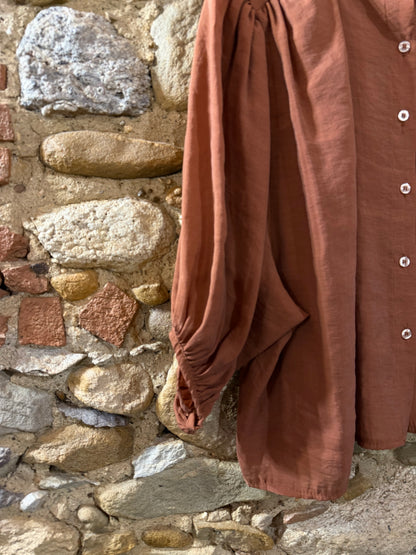 Camicia Delice terracotta