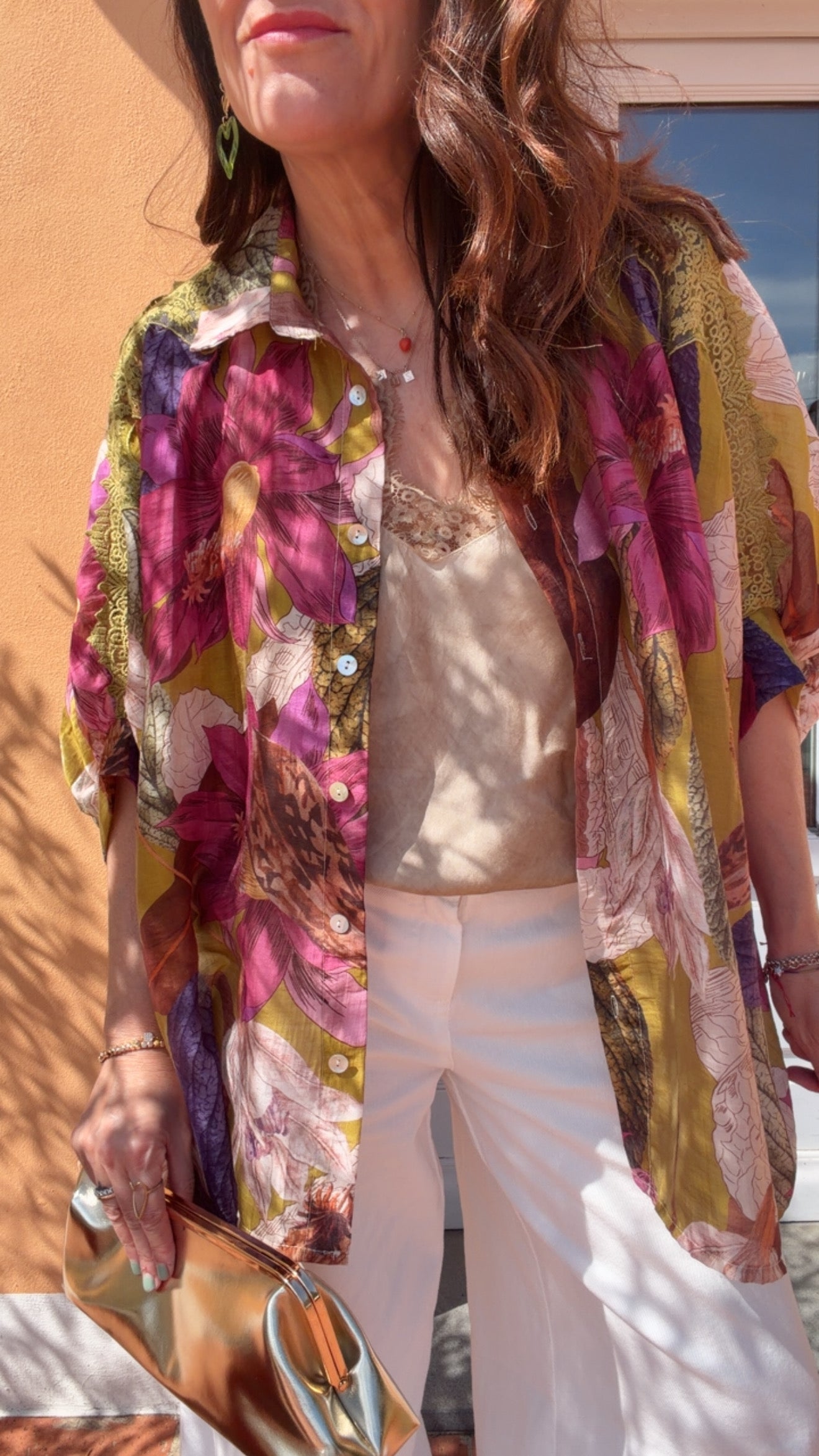 Camicia Iris multicolor