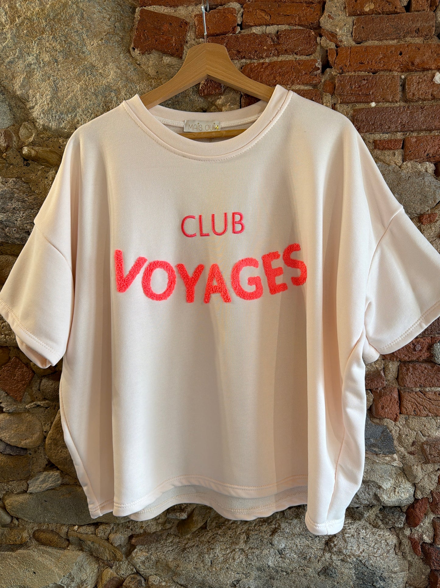 Felpa CLUB Voyages cipria