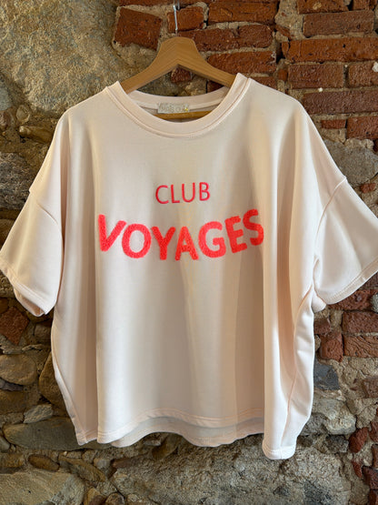 Felpa CLUB Voyages cipria