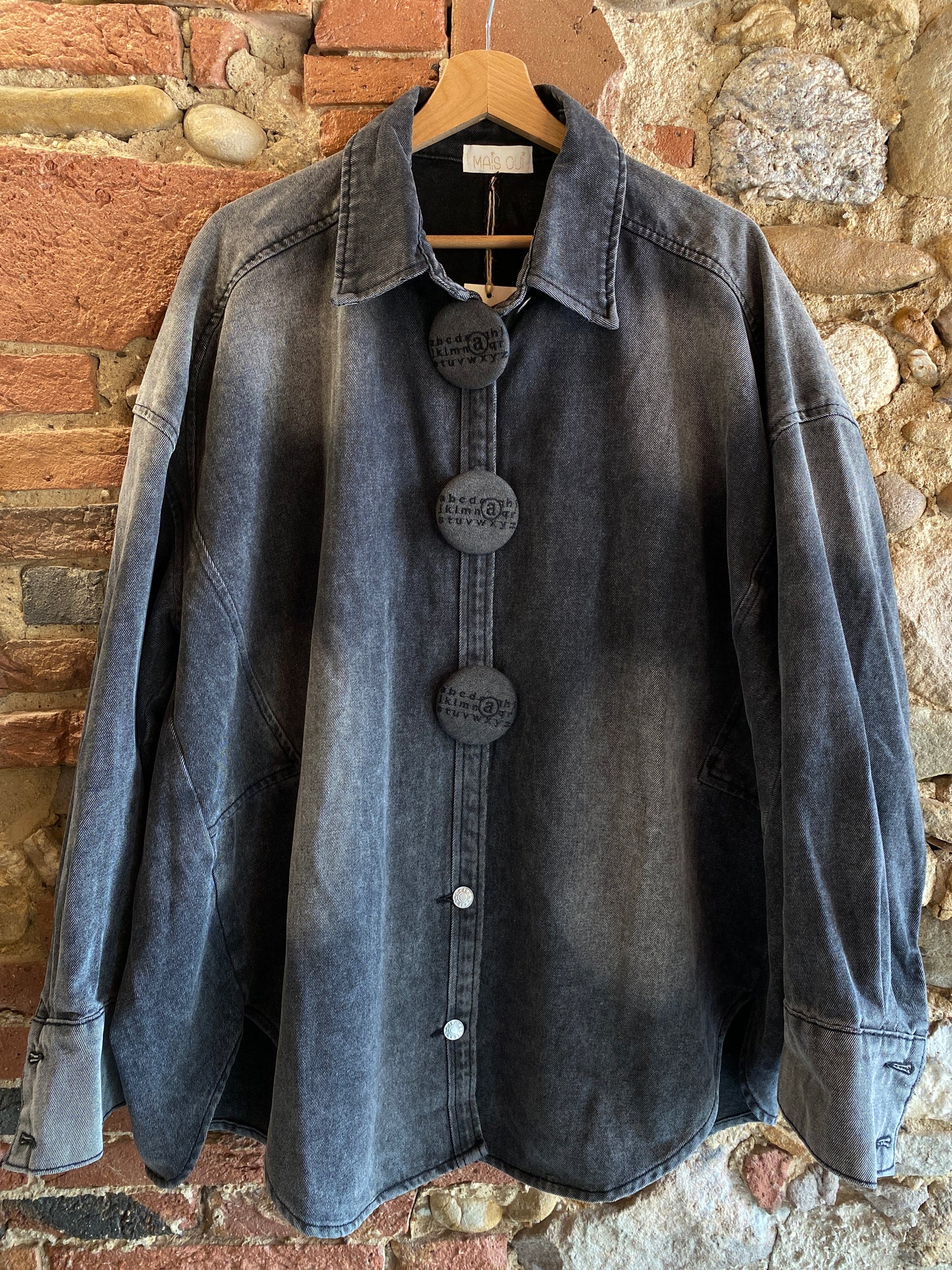 Giacca Camicia Cheyenne dark grey