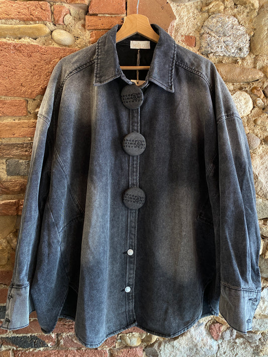 Giacca Camicia Cheyenne dark grey