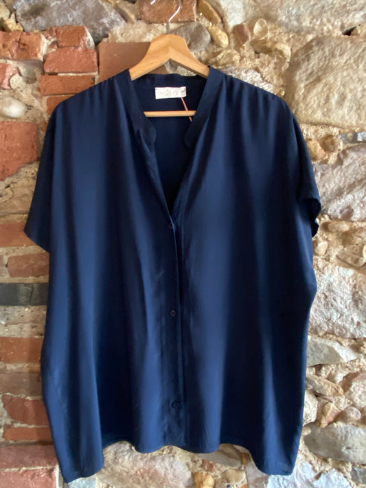 Blusa Anemone blu navy