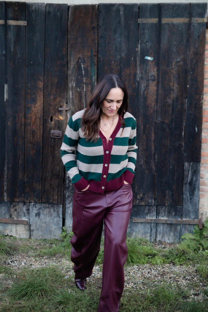 Cardigan Gully grey verde