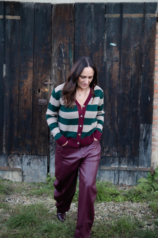 Cardigan Gully grey verde