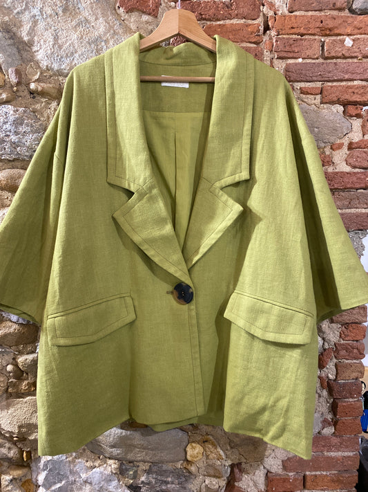 Blazer Over verde pistacchio