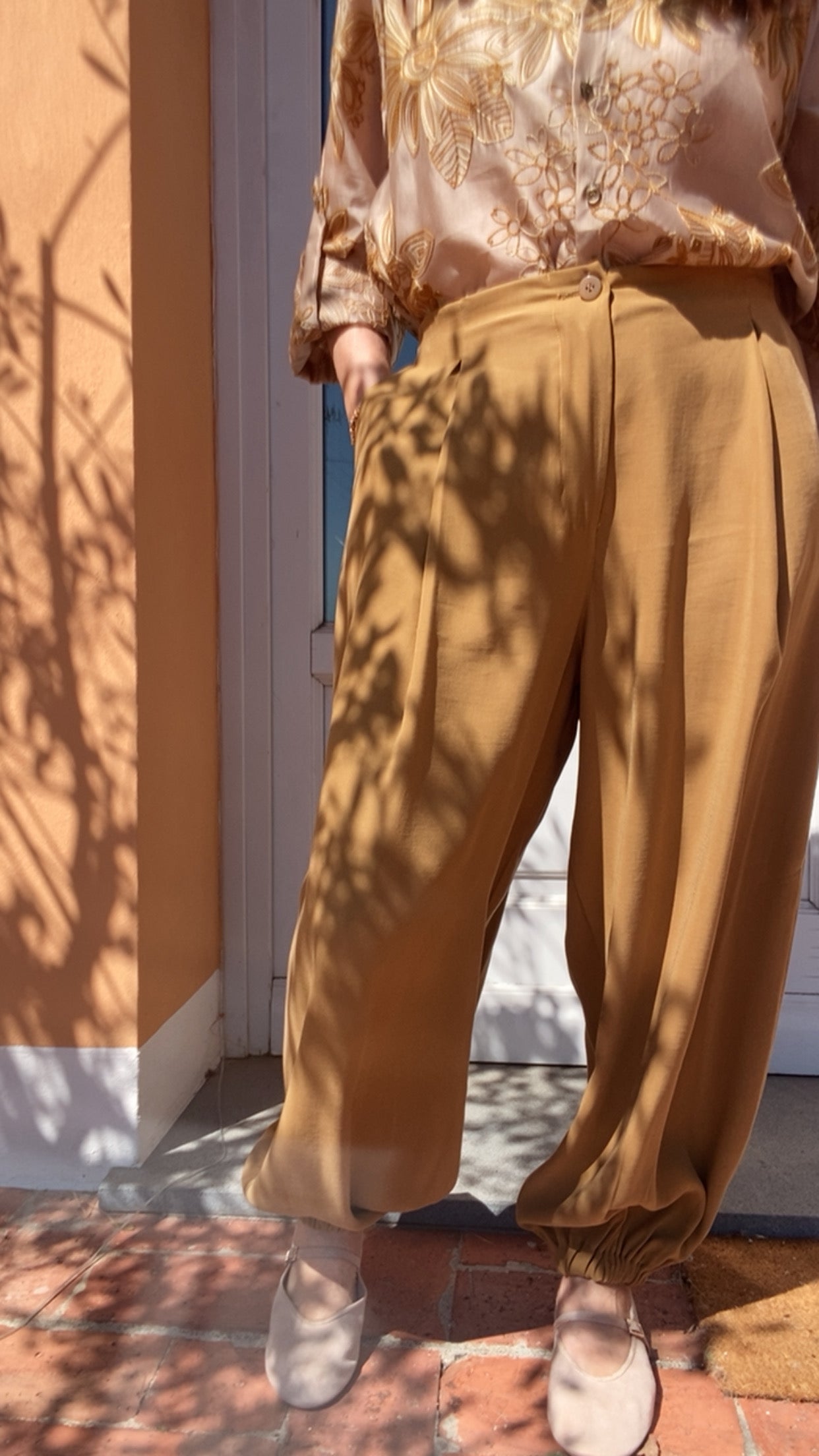 Pantalone Harem senape