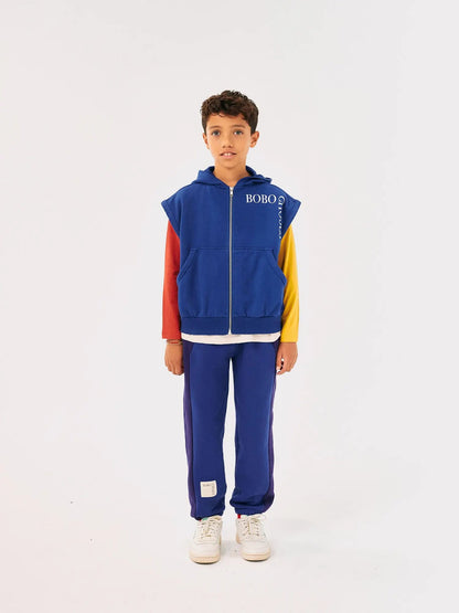 Pantaloni color block