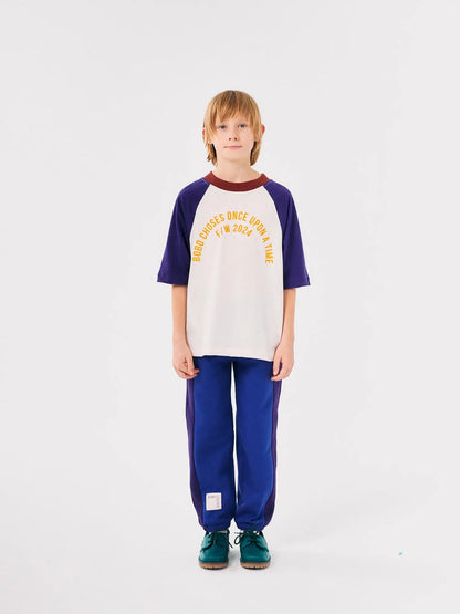 Pantaloni color block