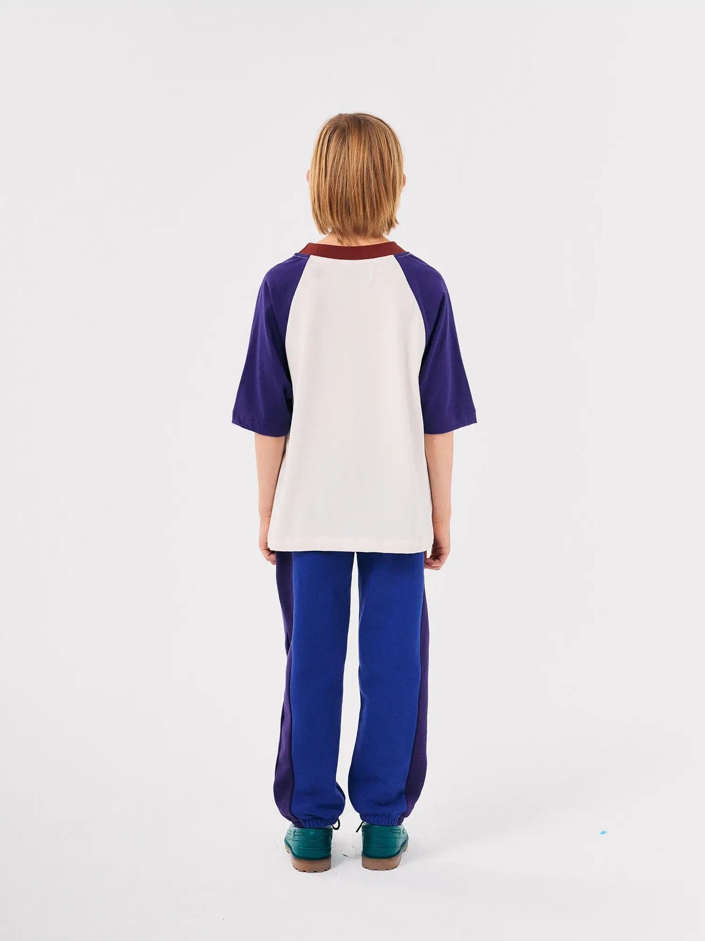 Pantaloni color block